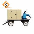 Fully automatic mobile pump truck, diesel water pump integrated machine, mine sewage pump, lift Xinsheng power water pump unit