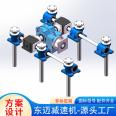 Design Scheme for Vertical Four Axis Linkage Lifting Screw Platform of Dongmai Electric JWB Ball Screw Elevator