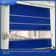 Waterproof and moisture-proof turbine fast Roller shutter door is used for electronic printing supermarket to customize red vibrating pictures