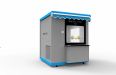 Customized mobile intelligent Nucleic acid test kiosk Single and double person detection kiosk Positive pressure disinfection and sterilization Anti penetration and anti rain leakage