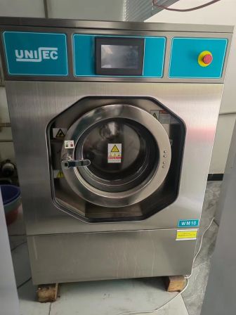 Sale and recycling of second-hand dry cleaning equipment 15kg foldable industrial washing machine dryer drum type
