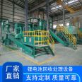 Lithium battery crushing and recycling equipment Positive and negative materials crushing and recycling processing production line Maoxing Machinery