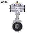 Kitazawa KITZ Pneumatic Butterfly Valve FA-10XJME Aluminum Alloy Body Stainless Steel Plate Quick Shutoff Valve in Japan