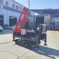 Photovoltaic ground nail pile driver, small solar foundation drilling machine, tracked dual purpose down-the-hole drilling machine