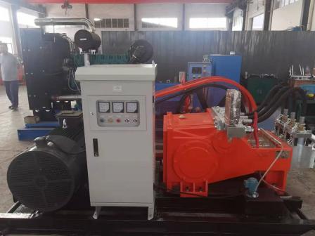 High pressure rotary jet pump GPB-90E High pressure pump Double pipe rotary jet construction Anchor rotary jet drilling rig rock
