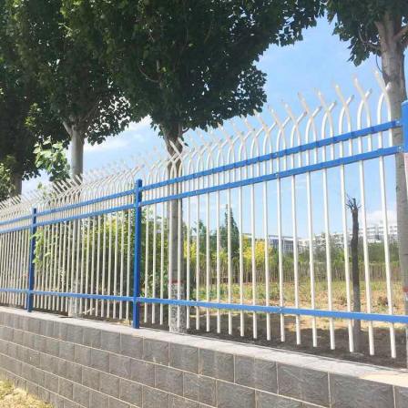 Zinc steel guardrail, lawn greening fence, courtyard iron fence, road fence, garden galvanized pipe isolation iron railing
