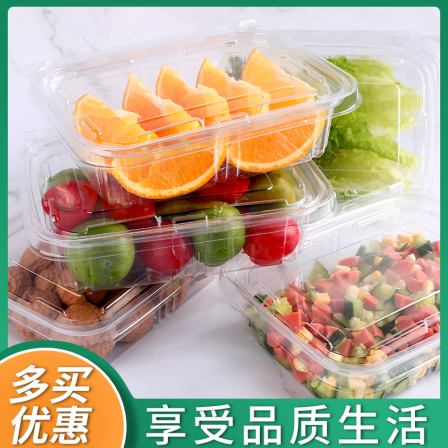 Daqian Customized Spot Fresh Fruit Box, Rectangular Plastic Packaging, Candied Dried Fruit Tear Pull Sealed Box
