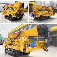 Small Spider Crane 5 tons, 8 tons, 12 tons Crawler Crane Self moving Hydraulic Telescopic Crane Arm Mobile Crane