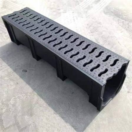 Yuanming linear gap resin concrete finished drainage ditch, sewer, and trench cover plate with complete specifications