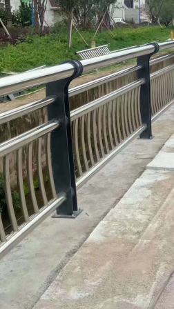 Bridge deck guard rail, bridge protective fence, river anti collision fence, factory customized Yunjie