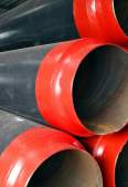 Large diameter foam polyurethane insulation pipeline, Q235 prefabricated directly buried steel pipe, spiral seamless