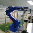 Carton handling robot - automatic loading, unloading, stacking and unstacking Robotic arm - robot grabbing products