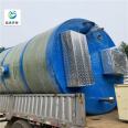 On site vertical winding of fiberglass cylinder winding pipes can be customized with pump station cylinder shells ranging from 5 meters to 10 meters