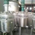 Stainless steel reaction kettle, inner and outer coils, electric heating reactor, enamel reaction equipment, stirring tank, Junyu