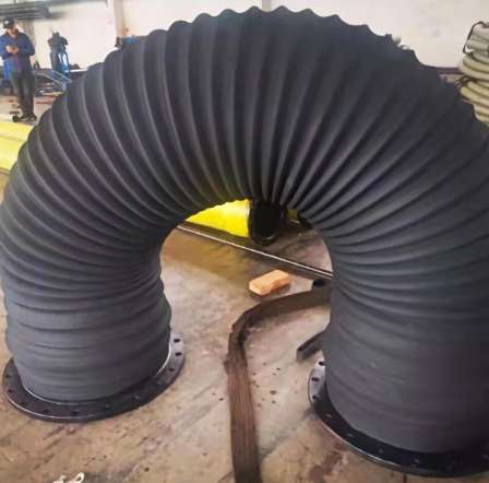 Fushuo supplies large-diameter ventilation and dust removal rubber telescopic hoses and rubber pipes for industrial use