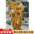 Large scale wood grabber manufacturers customize hydraulic grabbing hoppers with rotating hydraulic grabbing force and flexible control