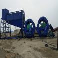 Sea Sand Desalination Machinery Mobile River Sand Washing Machine Operation Flexibility Water Washing Sea Sand Equipment Record