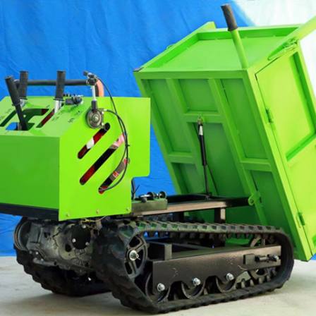 Installing a bulldozer crawler transport vehicle for forest and mountain mining, with a mountain climbing tiger loading vehicle with strong load-bearing capacity