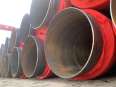 Fangda polyurethane insulation pipe, steel sleeve, steam insulation steel pipe, black jacket, outer sheath insulation pipeline