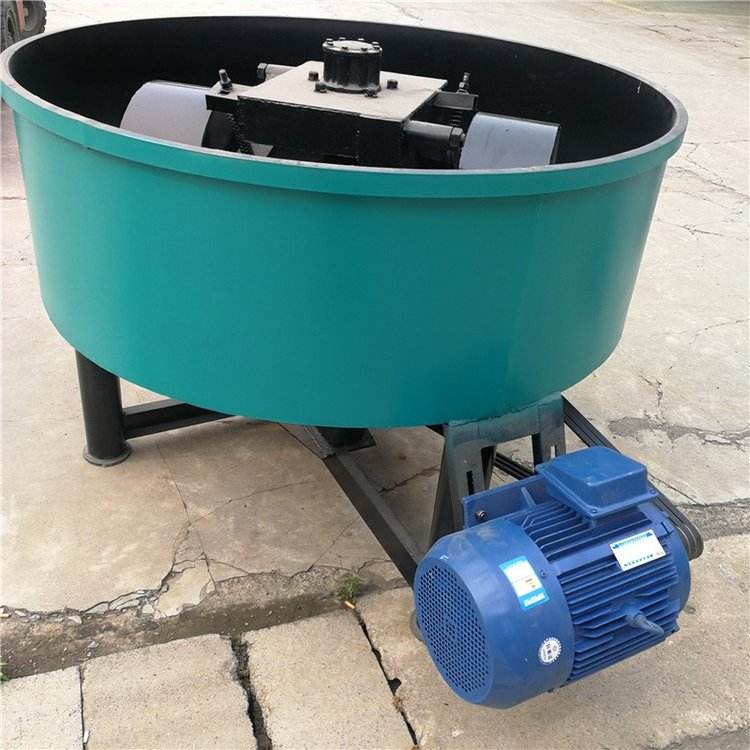 Forced raised flat mouth concrete mixer Baozheng vertical particle dry powder electric mixing machine