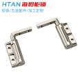 Random stop rotation damping hinge zinc alloy L-shaped screw stop rotation shaft arbitrary stop torque hinge bearing