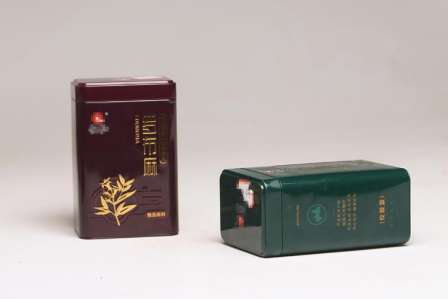 Jiangsu Iron Box Customization Manufacturer Pinhong Packaging Tin Box Iron Can Customization Apocynum Green Qian Liu Iron Box