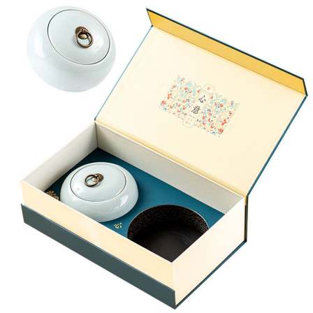 Ceramic Product Set Gift Packaging Ceramic Cup Soup Spoon Multi piece Set Gift Box Packaging