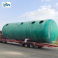 Fiberglass septic tank, mechanical winding, sewage sedimentation tank, 75 cubic meters, long service life, customizable