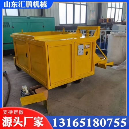 Self propelled curbstone forming machine Concrete road shoulder stone sliding formwork machine Road drainage ditch molding machine