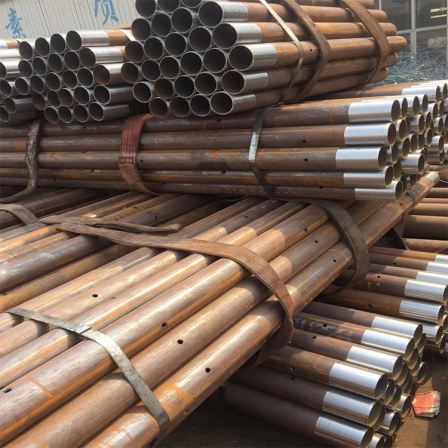 Pile foundation grouting pipe, tunnel grouting steel flower pipe, Q355B slurry seamless steel pipe, Yihecheng Steel