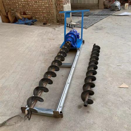 Underroad parallel drilling machine RP57 underground crossing water pipe track type spiral drilling machine, one machine for drilling large and small holes