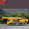 Luyingguo 6 8t 10t Truck Crane Project Crane Kaima Futian Dongfeng Chassis Optional