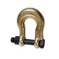 Yuanlong U-shaped Colored National Standard Lifting Appliances Horseshoe Shackle Card D-shaped Ring Lifting Lock