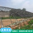 Double film greenhouse framework with strong resistance to wind and snow, good insulation, and double layer new agricultural greenhouse for vegetable planting with arch shed