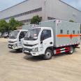 Yuejin 3-meter Flammable Gas Transport Vehicle New 2023 Full Diesel 95 horsepower Small Gas Cylinder Truck