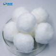 White fiber ball filter material for wastewater filtration treatment Fiber ball swimming pool filter ball