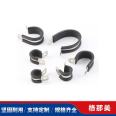 R-type/P-type pipe clamp EPDM coated clamp, iron galvanized stainless steel with complete specifications