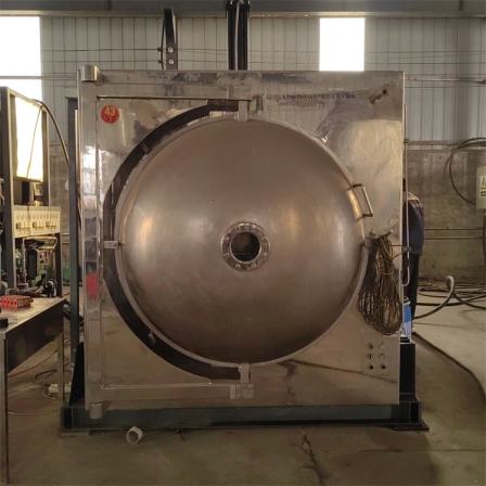 Used 7 square meter freeze-drying machine for stainless steel vacuum low-temperature freeze-drying automation operation