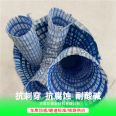 DN50mm blue steel wire permeable pipe, underground permeable hose, 80mm fiber spring drainage pipe