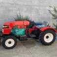 Water and drought dual-purpose four-wheel drive four-wheel tractor with low fuel consumption, four wheel agricultural greenhouse king tractor, four wheel high configuration powerful tractor