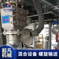 Chuck type powder soft connection, fan steel joint, transparent PU connection hose, food grade hygiene and durability