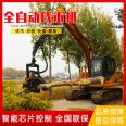 Hydraulic logging, branch removal and cutting integrated tree cutting machine, fully automatic logging machine, forestry automatic sawing machine