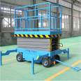 Traction lifting platform vehicle, mobile scissor lift, street lamp, municipal maintenance, electric lifting vehicle