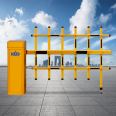 The size of the yellow double-layer barrier gate of the enterprise entrance and exit intelligent toll system can be customized