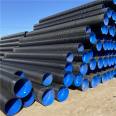 Tongjian Pipe Industry PE corrugated pipe 300 black drainage and sewage pipe hdpe double wall threaded pipe pe rainwater pipe in stock