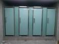 Toilet glass partition with accessories, office building exhibition venue, public restroom baffle design and installation