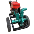 High lift 12 inch double outlet water pump 6105 diesel drainage mobile pump truck pressure well centrifugal 8 inch sewage pump