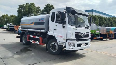 Chengli 12 ton sprinkler truck manufacturer Dongfeng Furika F9 green sprinkler truck second-hand 10 ton construction site fog cannon truck