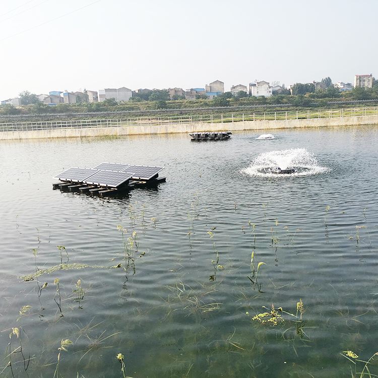 Dongfangyuan Solar Aerator Photovoltaic Power Generation Underwater Oxygen Increasing Equipment for River Regulation