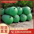 Morning work finished fiberglass septic tank 75m m3 plant sewage treatment tank sedimentation tank SMC winding oil separator